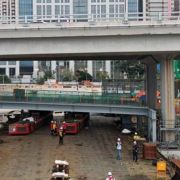 Installation works for Boardwalk decks are in progress